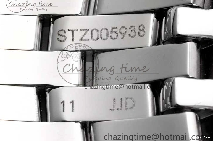 0213 De Ville SS DIWF 1:1 Best Edition Gray Dial SS Markers on SS Bracelet MIYOTA FlexibleFit 7851